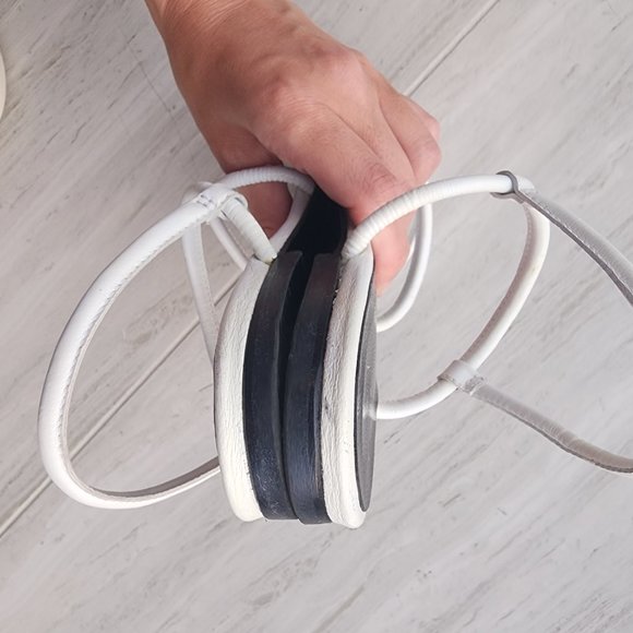 dorateymour white strappy flat sandals size 36 - Picture 4 of 9